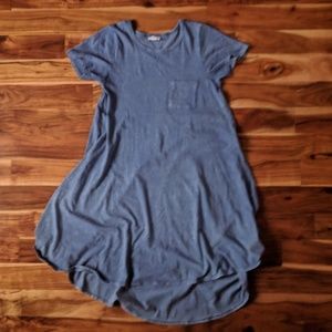 Lularoe Blue Acid Wash Carly